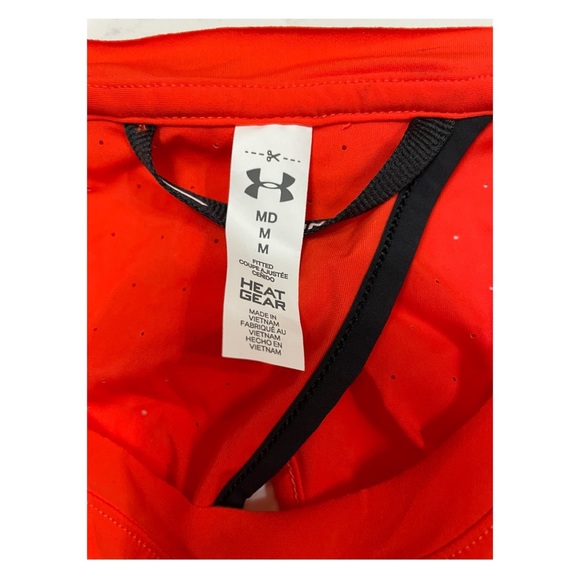 Under Armour • Fitted Training Shirt • Women’s Size M • Orange • NWT - Picture 3 of 6